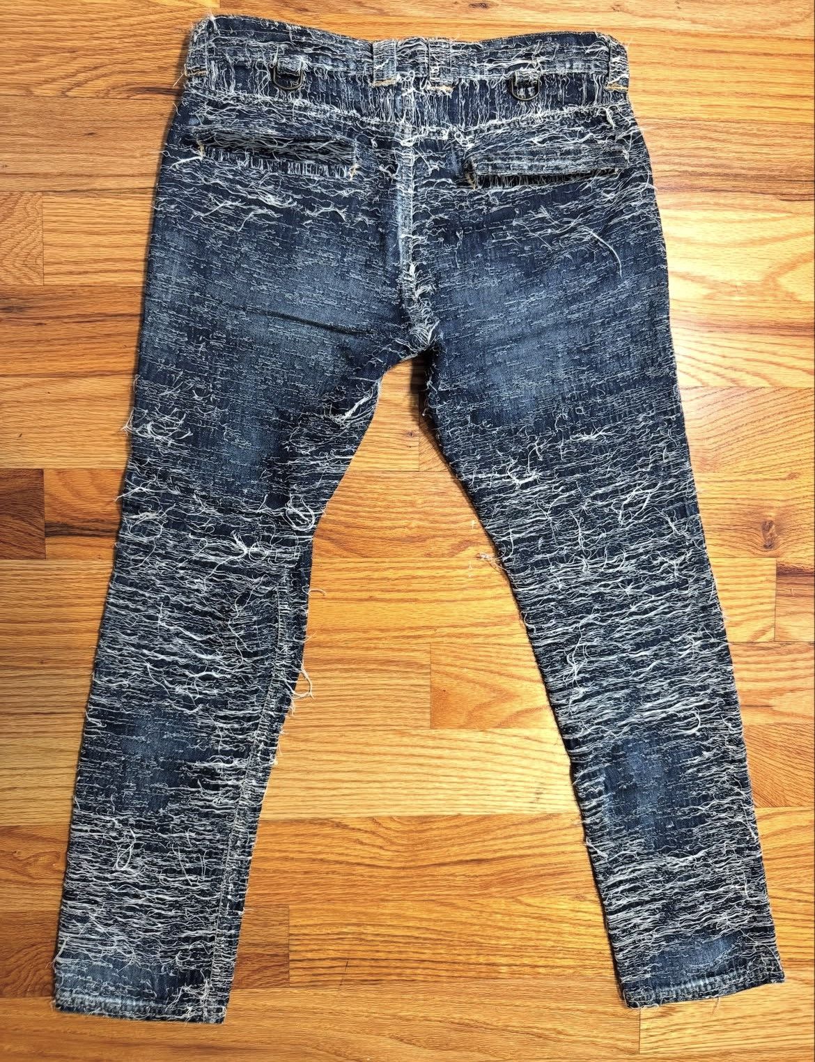 Blackmeans Blackmeans Distressed Denim Size US 28 / EU 44 - 2 Thumbnail