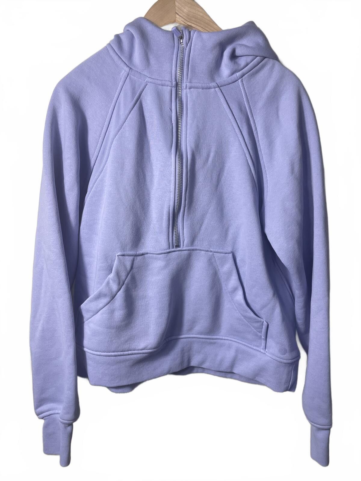 Other Danskin Hoodie Womens Small Purple Half Zip Kangaroo Pocket Size S / US 4 / IT 40 - 8 Thumbnail