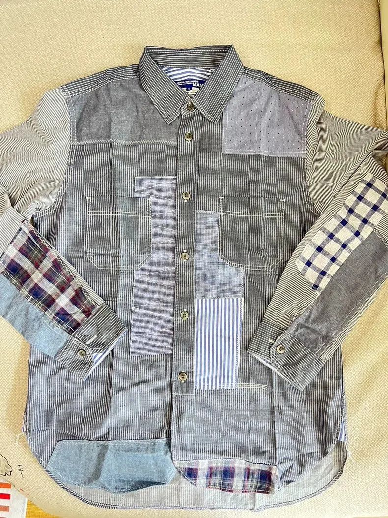 Junya Watanabe Junya Watanabe Man Patchwork Shirt. Size US S / EU 44-46 / 1 - 1 Thumbnail
