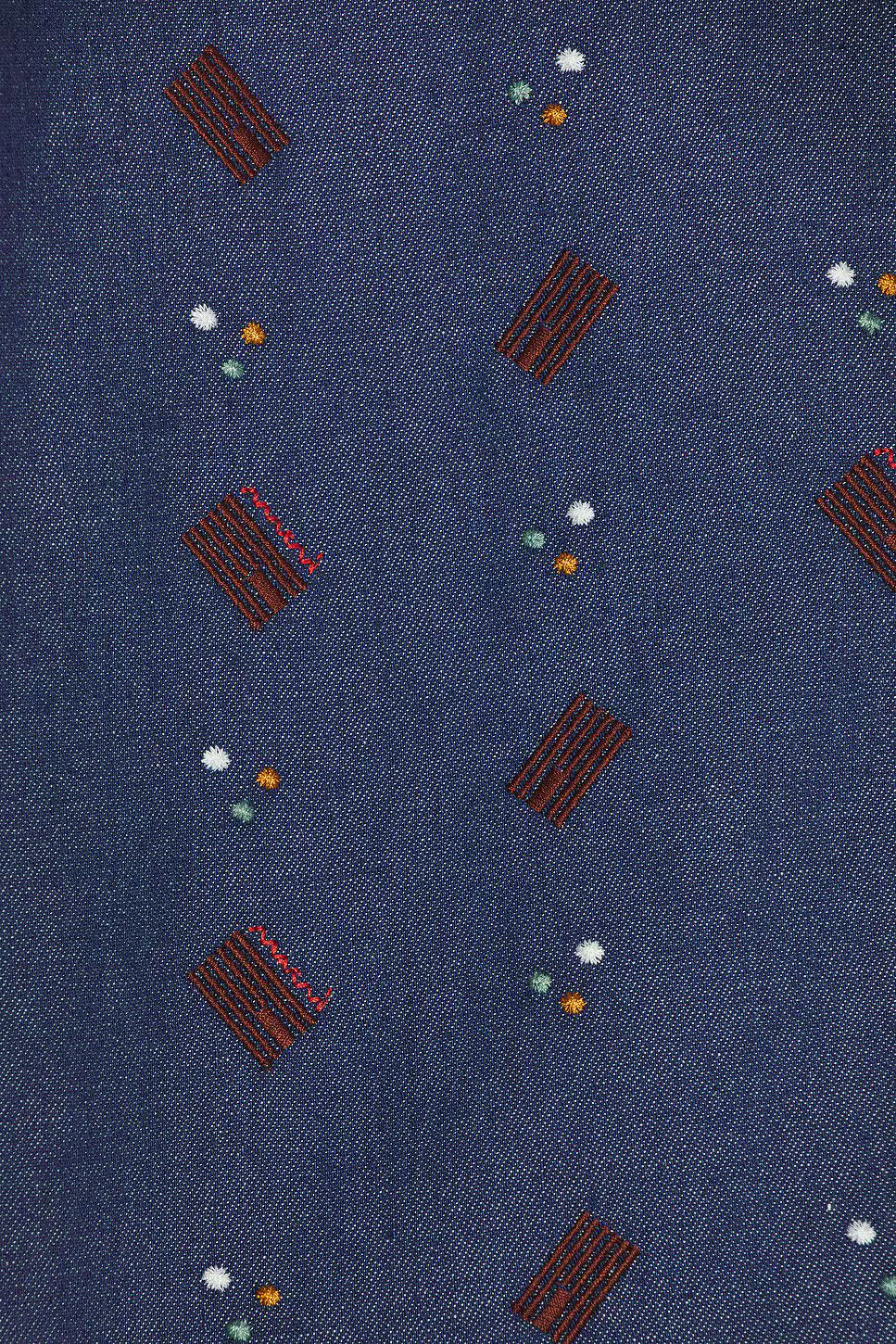 Marni o1f1d3z0326 Embellished Shirt in Blue Size US L / EU 52-54 / 3 - 3 Thumbnail