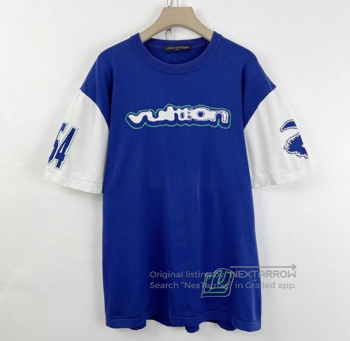 Louis Vuitton Blue Graphic Short-Sleeve Shirt. Size US XXL / EU 58 / 5 - 1 Thumbnail