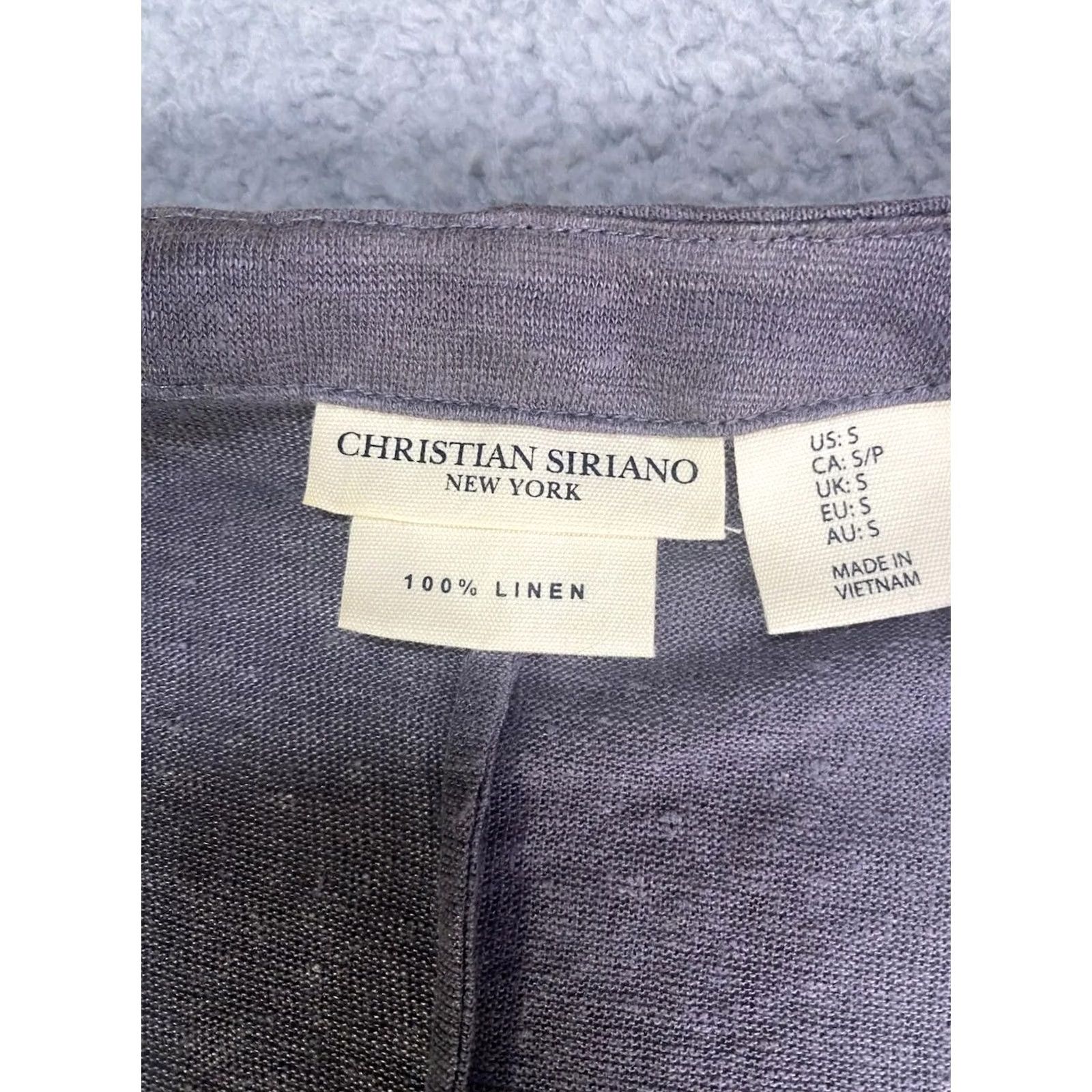 Christian Siriano Christian Soriano Cardigan Women PS Gray Linen Sweater 100% Linen NewYork Pets Petite Women Gray Cardigan Clothes Size S / US 4 / IT 40 - 4 Thumbnail