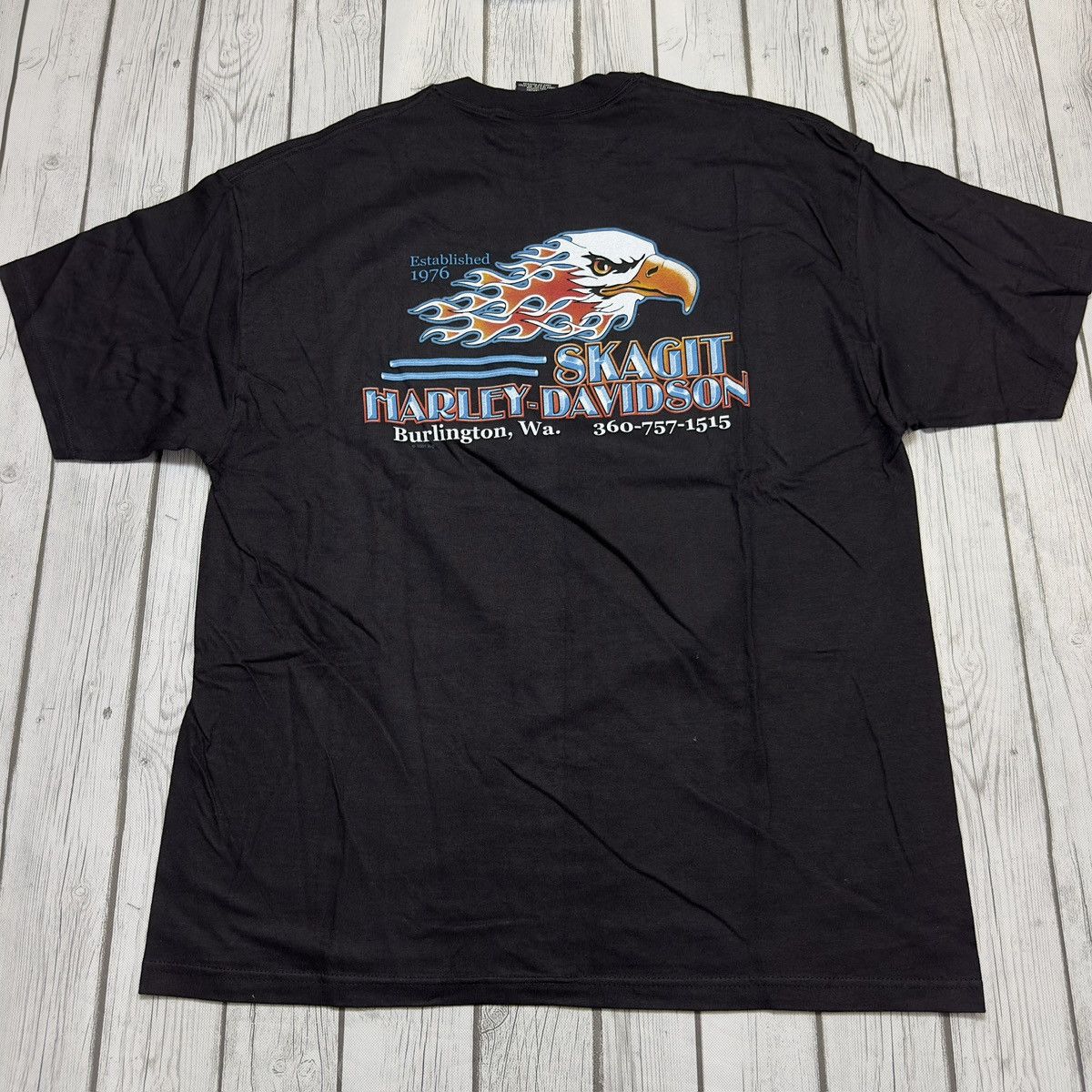 Harley Davidson × Vintage Vintage Harley Davidson tee Size US XL / EU 56 / 4 - 2 Thumbnail