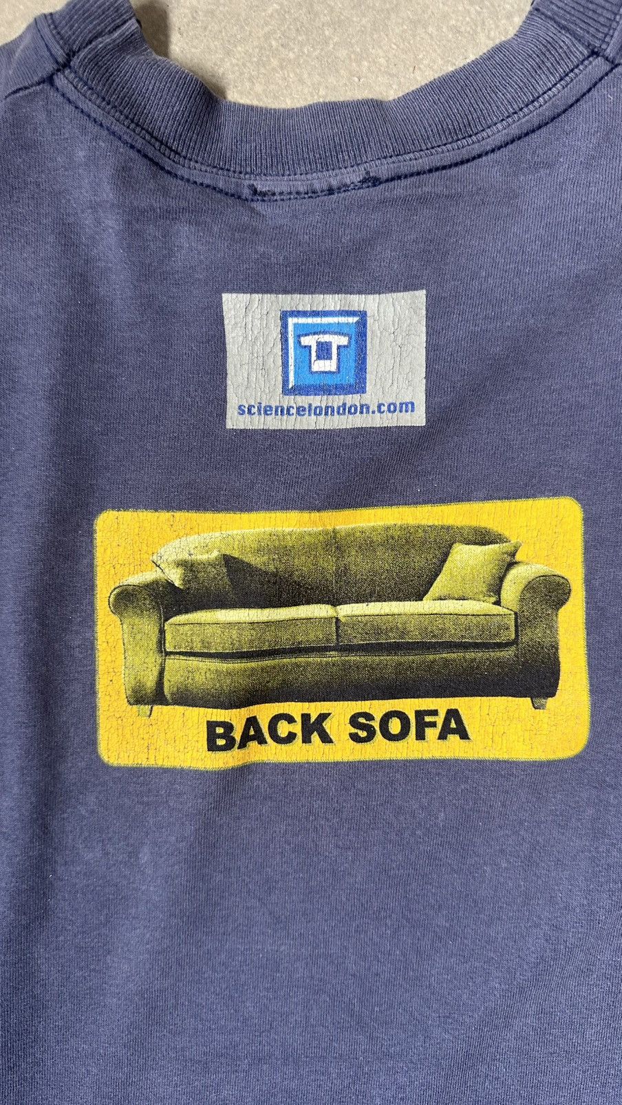 Vintage VINTAGE 90S SCIENCE LONDON FRONT SOFA ART TEE Size US M / EU 48-50 / 2 - 7 Thumbnail