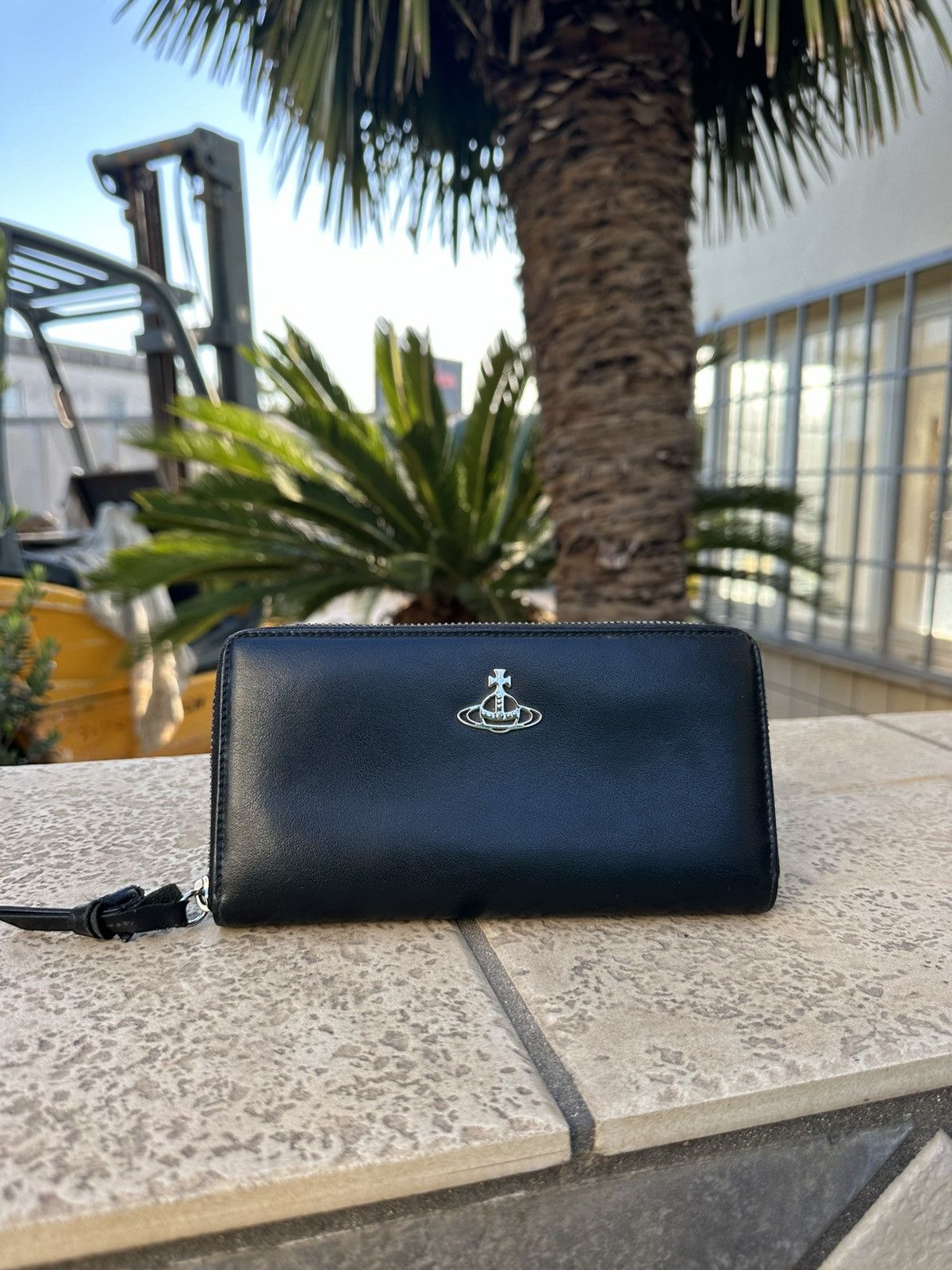 Vivienne Westwood Vivienne Westwood Black Leather Wallet Size ONE SIZE - 1 Thumbnail