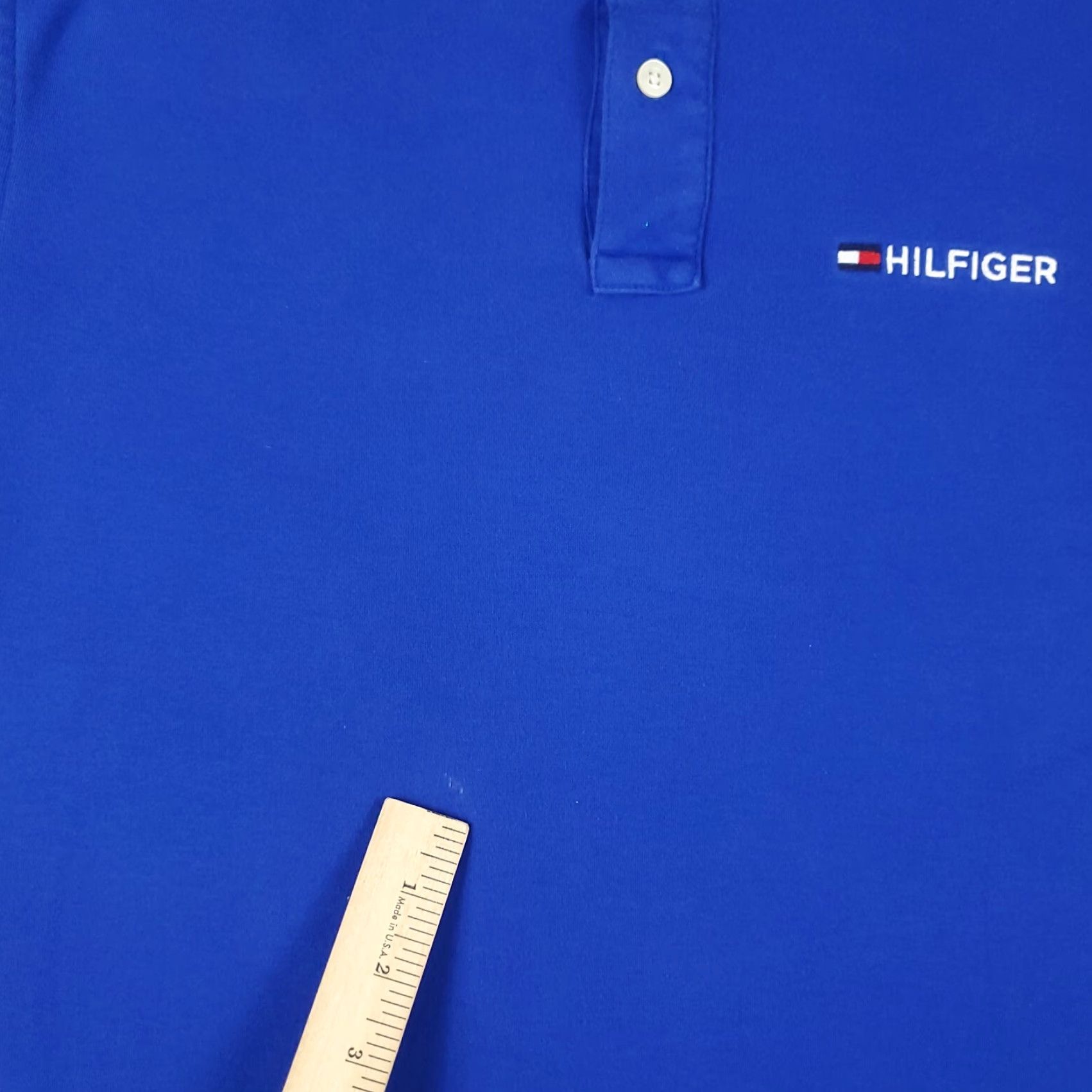 Tommy Hilfiger Tommy Hilfiger Polo Shirt Mens Medium Blue Casual Short Sleeve Activewear Size US M / EU 48-50 / 2 - 4 Thumbnail