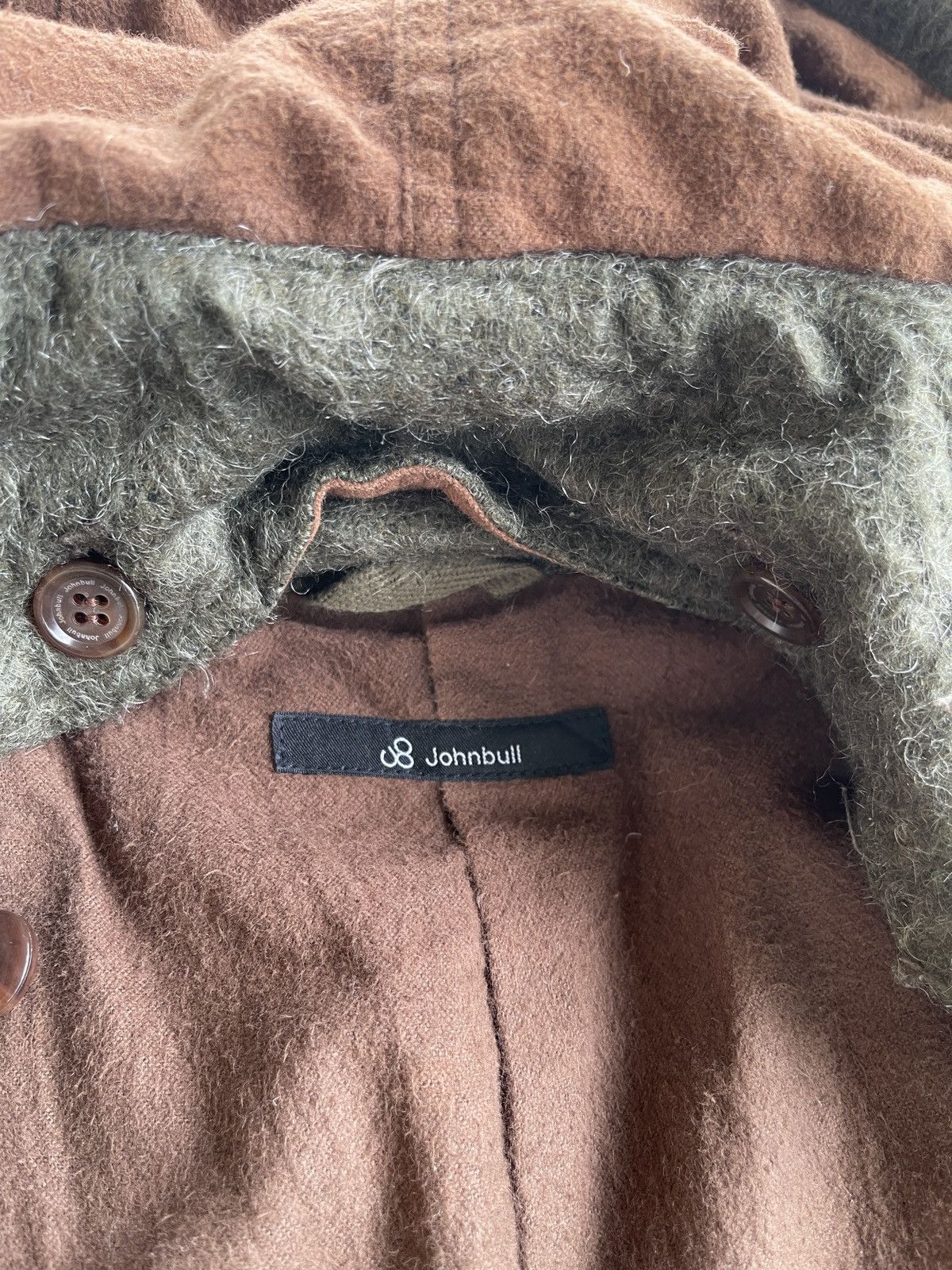 Japanese Brand Johnbull Raccoon Mohair Bono Hooded Parka Size M / US 6-8 / IT 42-44 - 5 Thumbnail