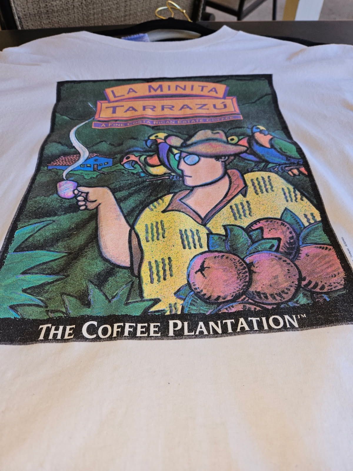 Hanes La Minita Tarrazú Coffee Plantation Tee Size US XL / EU 56 / 4 - 2 Thumbnail