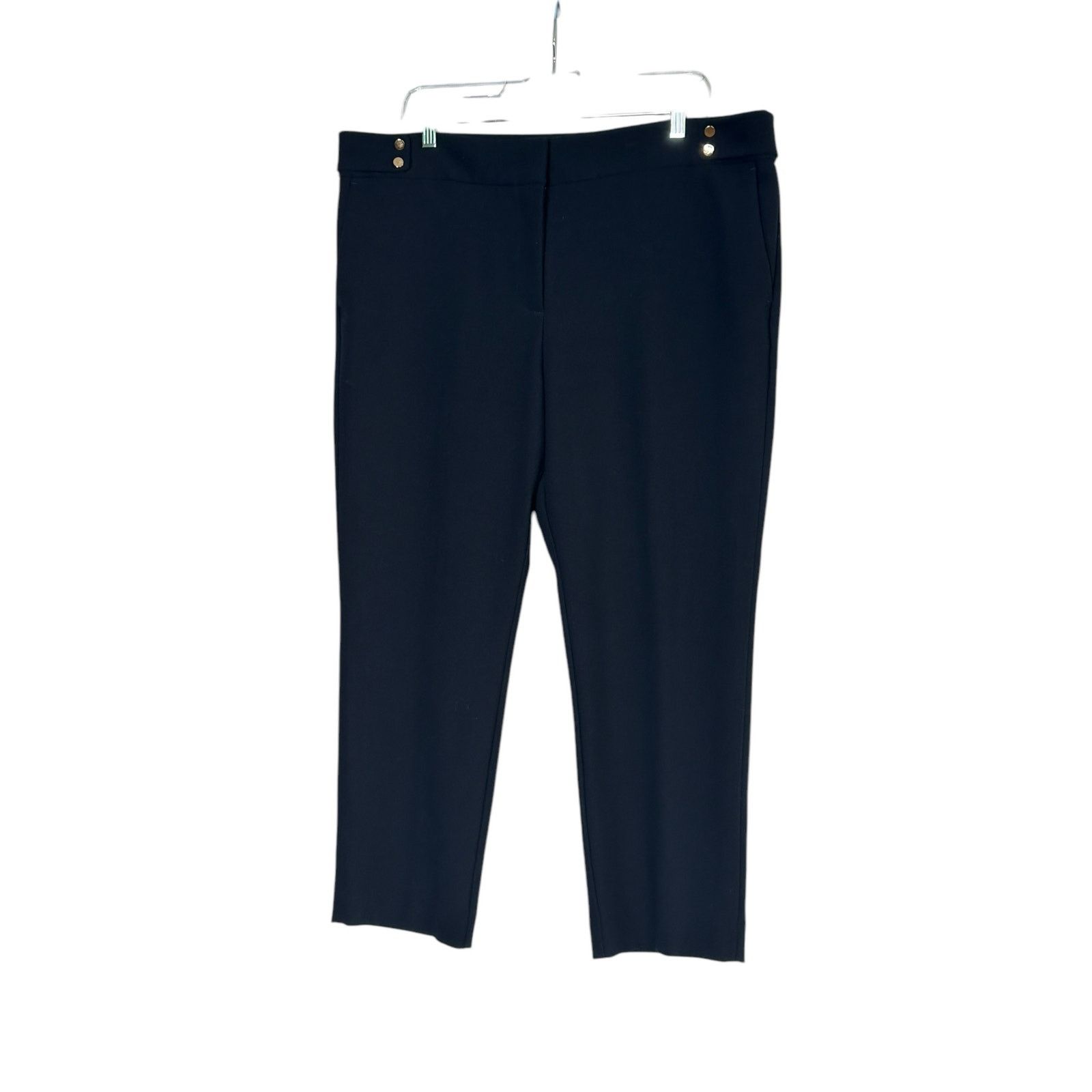 Loft LOFT blue Marissa navy blue dress trousers pants size 16P Size 40" / US 18 - 9 Thumbnail