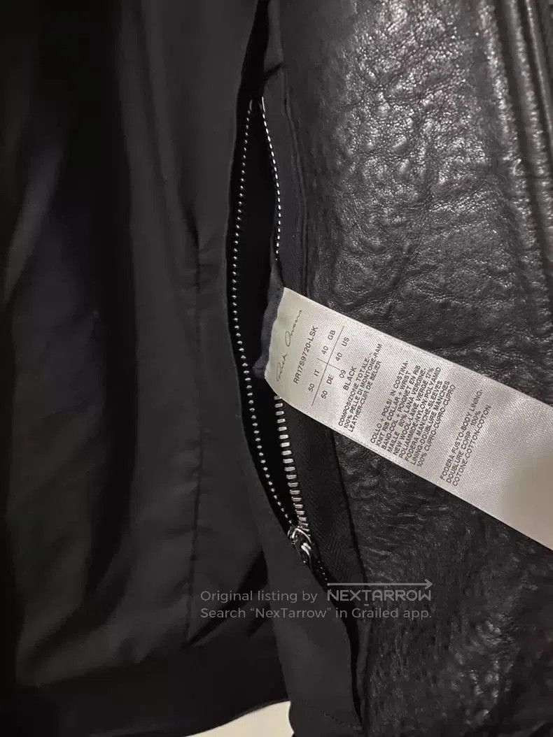 Rick Owens Rick Owens Short Flight Jacket- Size US L / EU 52-54 / 3 - 6 Thumbnail