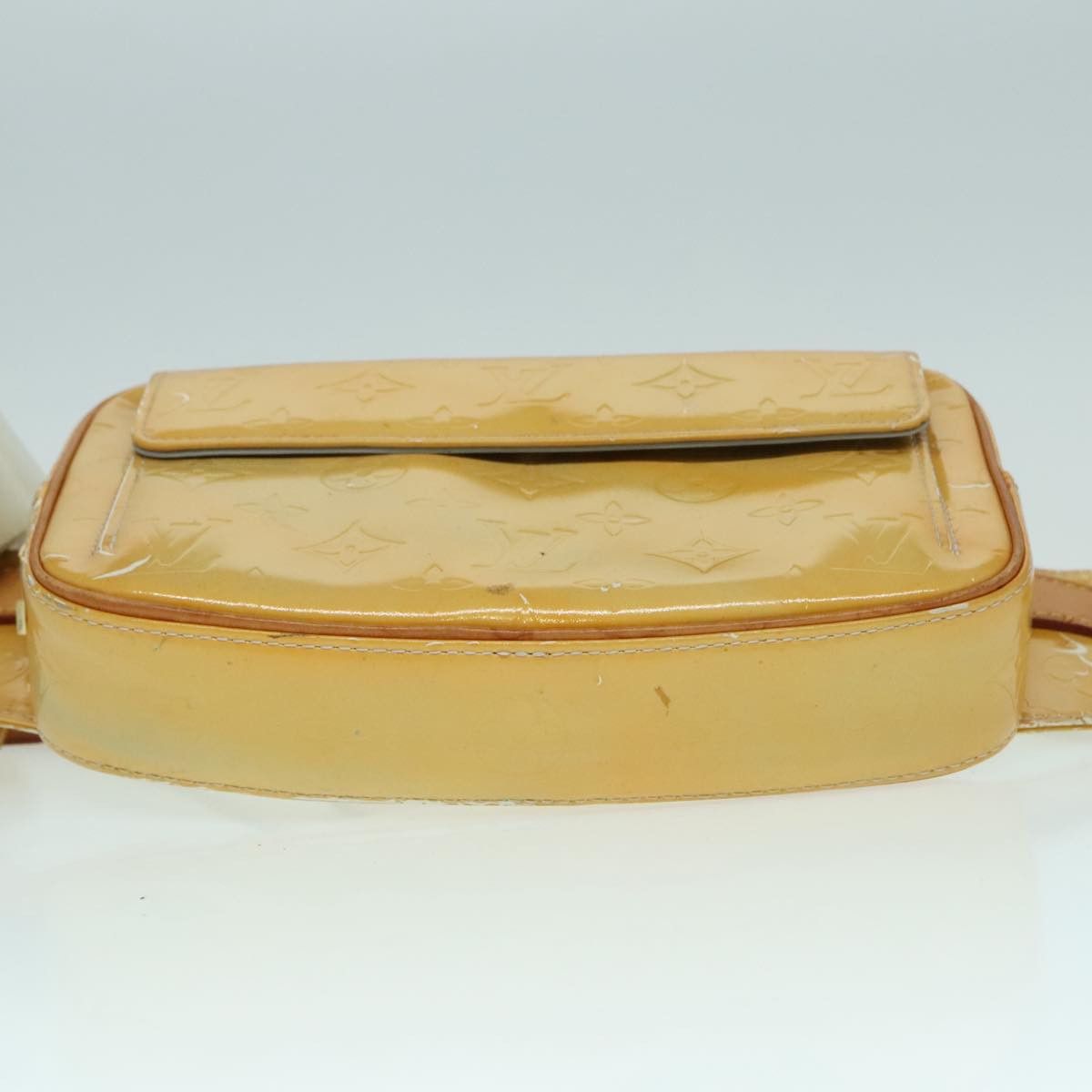 Louis Vuitton LOUIS VUITTON Monogram Vernis Fulton Waist Bag Gris M91041 Size ONE SIZE - 6 Thumbnail