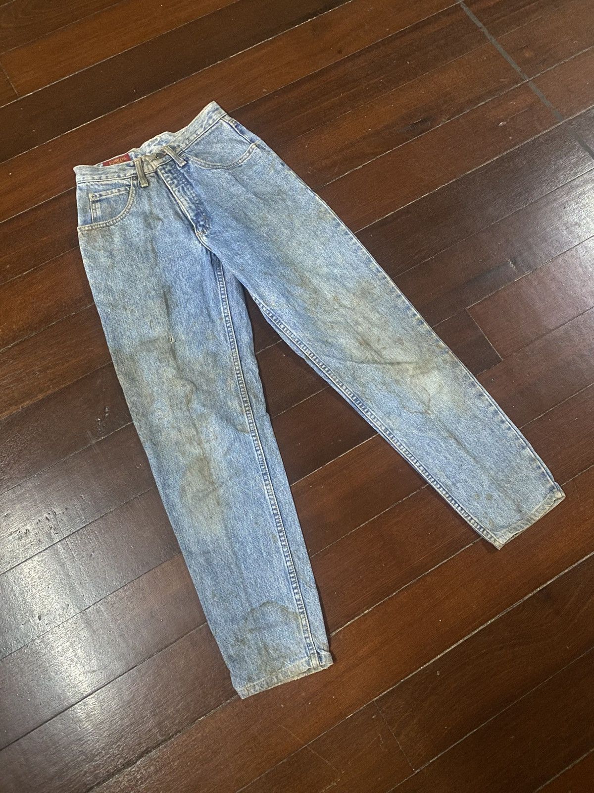 Edwin Vintage 80s Edwin made in USA Western baggy cropped Jeans Size US 27 - 2 Thumbnail