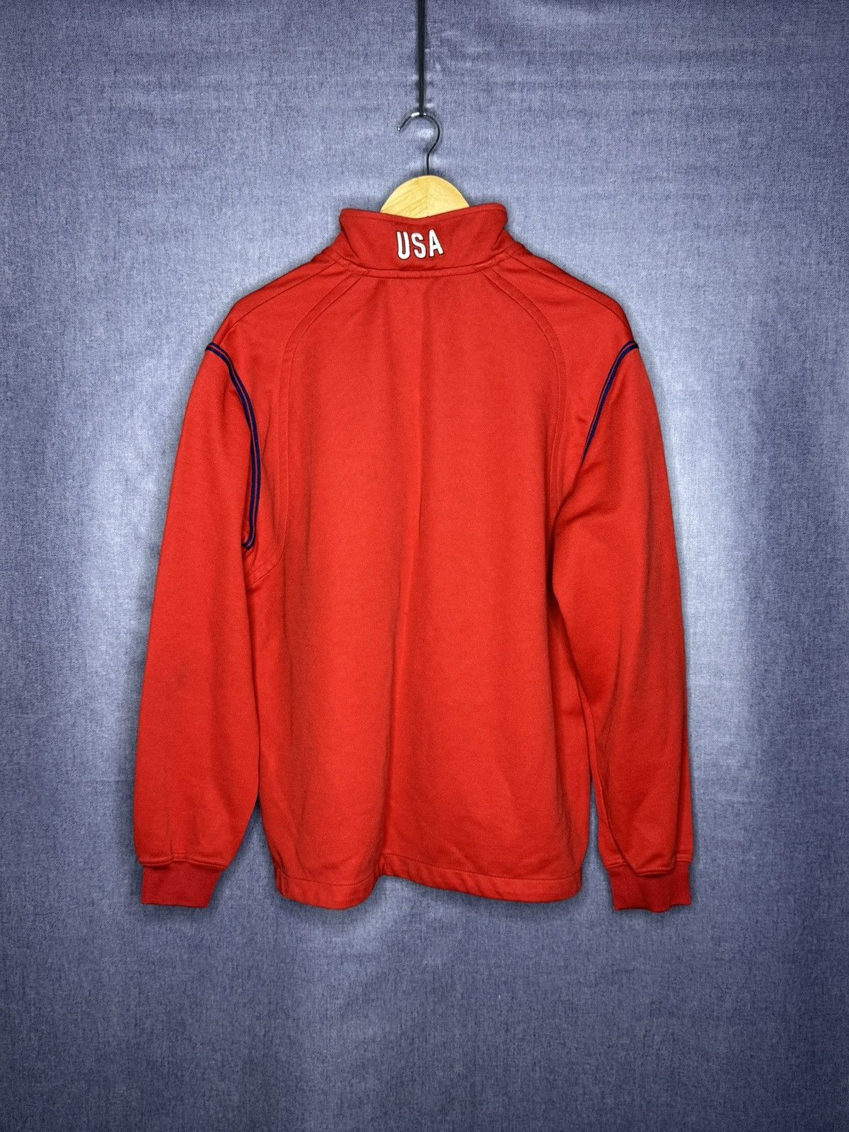 Nike Vintage Nike Team USA Sweatshirt 1/4 Zip Mens XL Size Size US XL / EU 56 / 4 - 6 Thumbnail