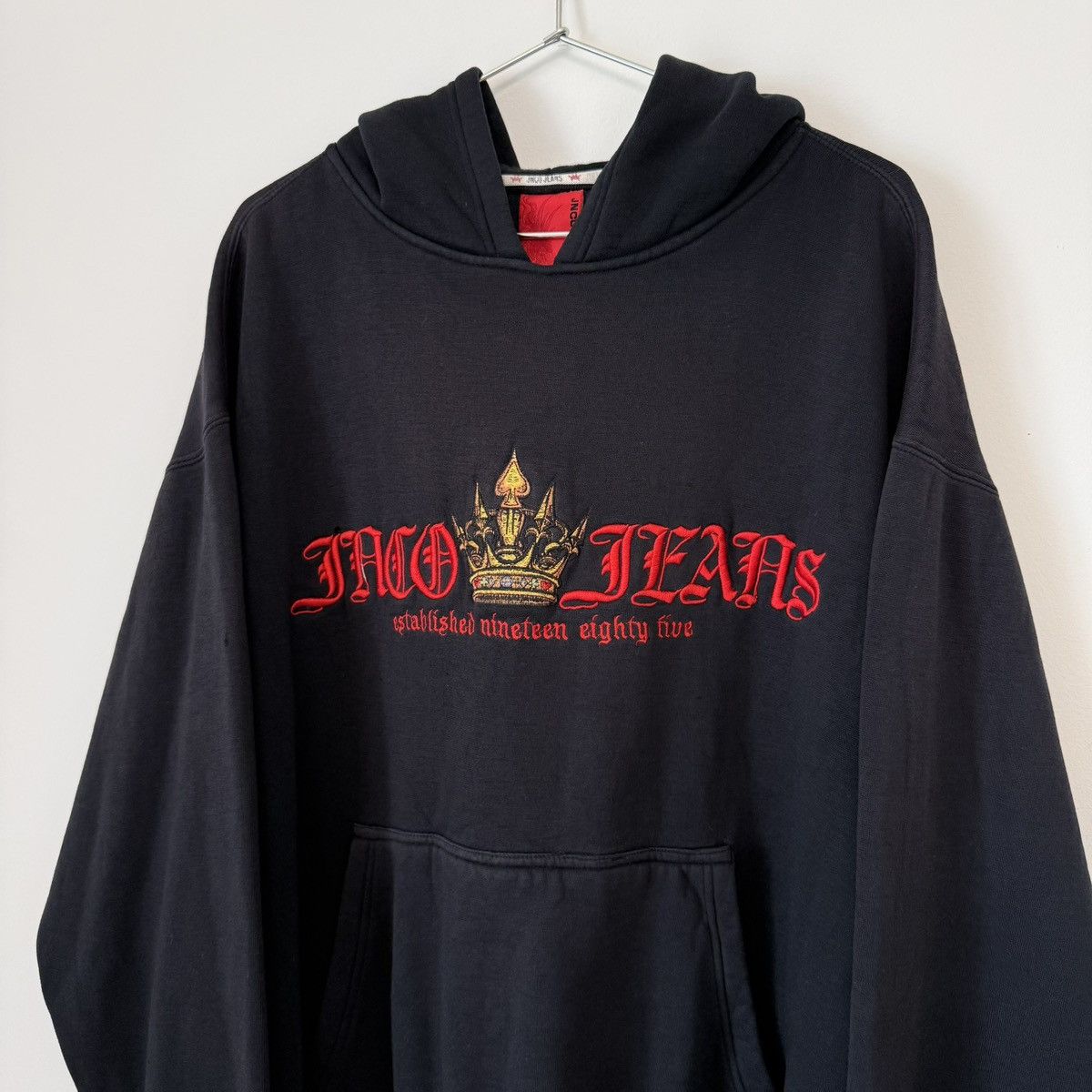 JNCO Vtg 2000s JNCO Crown Faded Distressed Hoodie XXL Skater ERD Size US XXL / EU 58 / 5 - 3 Thumbnail