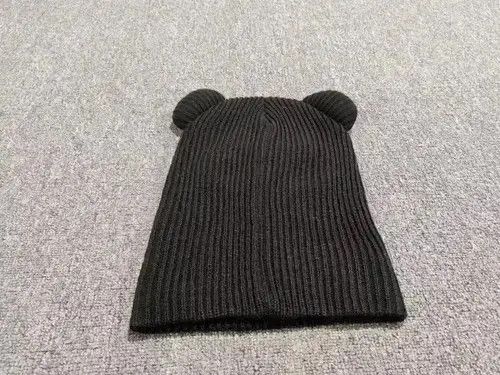 Other Panda Bear Ears Balaclava Ski Mask Black Color Size ONE SIZE - 2 Thumbnail
