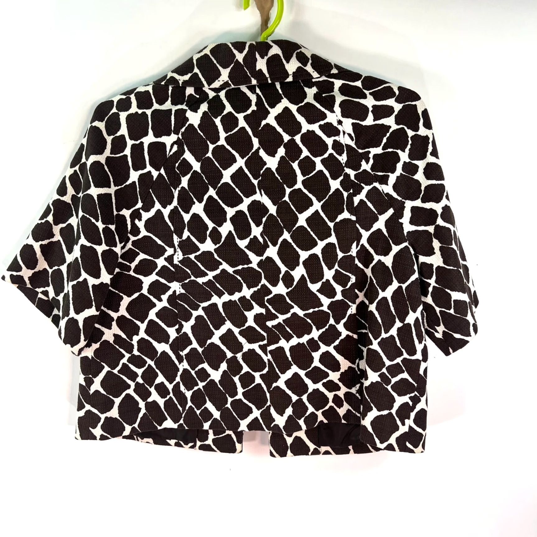 Vintage VINTAGE Josephine Chaus Blazer Jacket Womens 3/4 Sleeve Animal Print Brown White Size 12 Size XL / US 12-14 / IT 48-50 - 6 Thumbnail