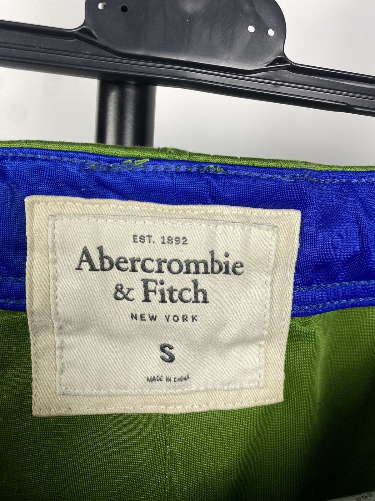 Abercrombie & Fitch × Vintage Abercrombie & Fitch Shorts Men's Small Green Mesh Y2K Size US 30 / EU 46 - 8 Thumbnail