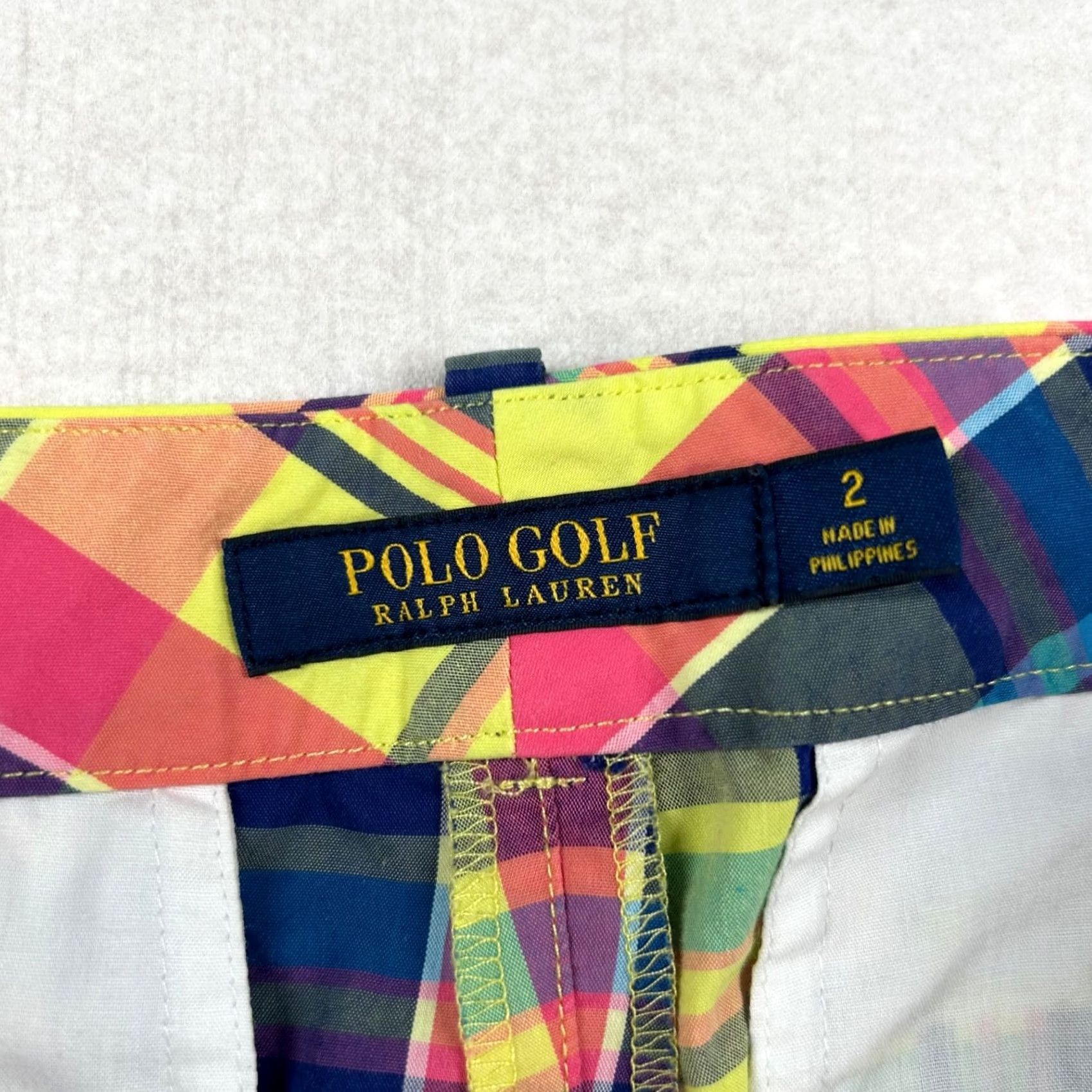 Ralph Lauren Polo Golf Ralph Lauren Shorts Womens 2 Plaid Performance 11" Inseam Knee Preppy Bermuda Women Size 26" / US 2 / IT 38 - 4 Thumbnail
