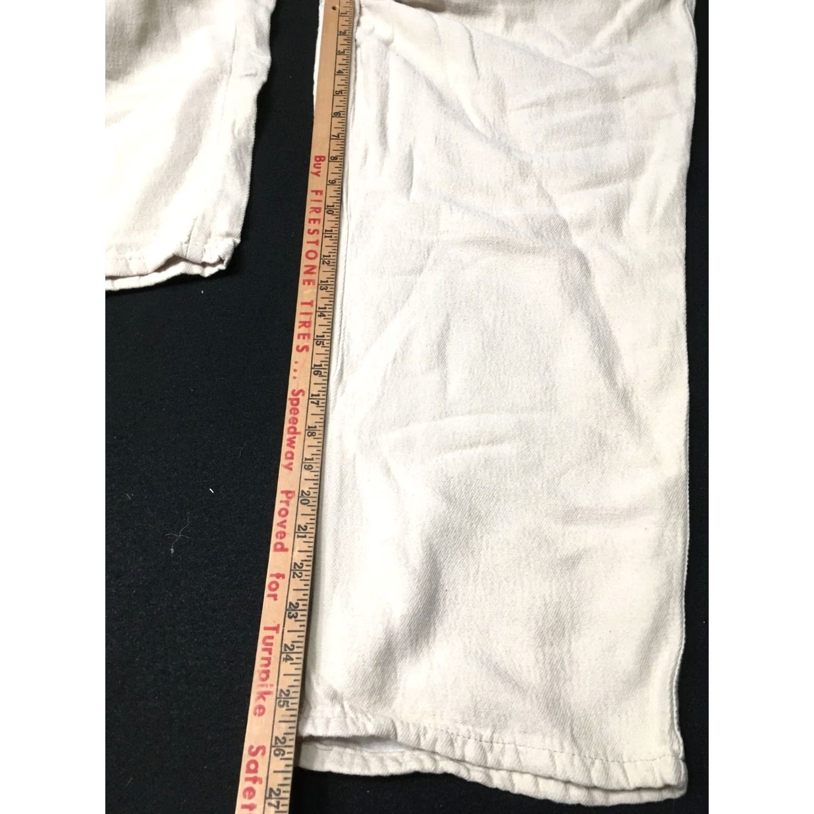 Vintage Scandia Woods Linen Beach Pants XL Beige Drawstring Button, Women, Loose Fit, Beach Style, Linen, Pants, XL, Beige, Women, Beach, Scandia Woods Size 40" / US 18 - 3 Thumbnail
