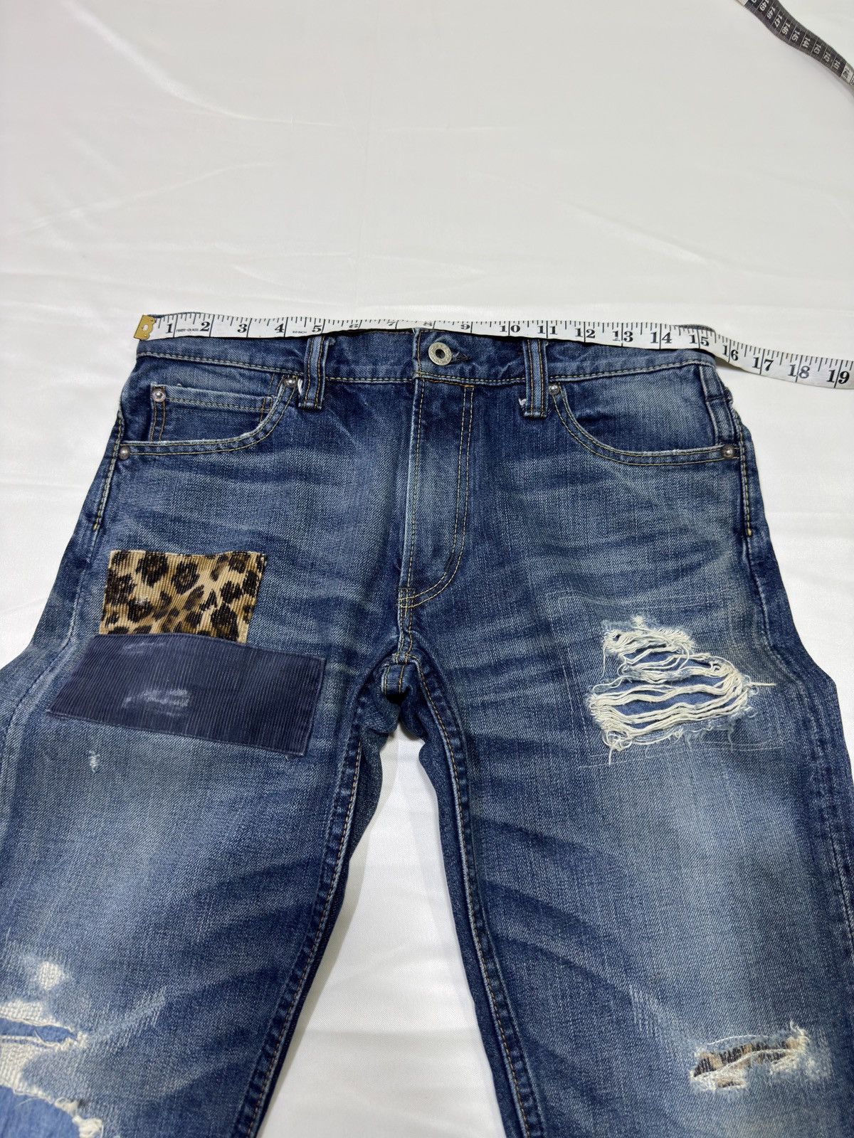 X-LARGE Japanese Brand Xlarge patch jeans Size US 30 / EU 46 - 14 Thumbnail