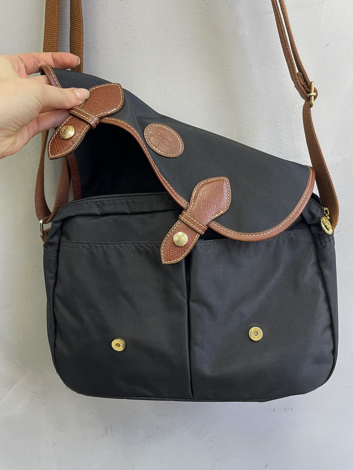 Longchamp Messenger bag longchamp Paris canvas bag Size ONE SIZE - 10 Thumbnail