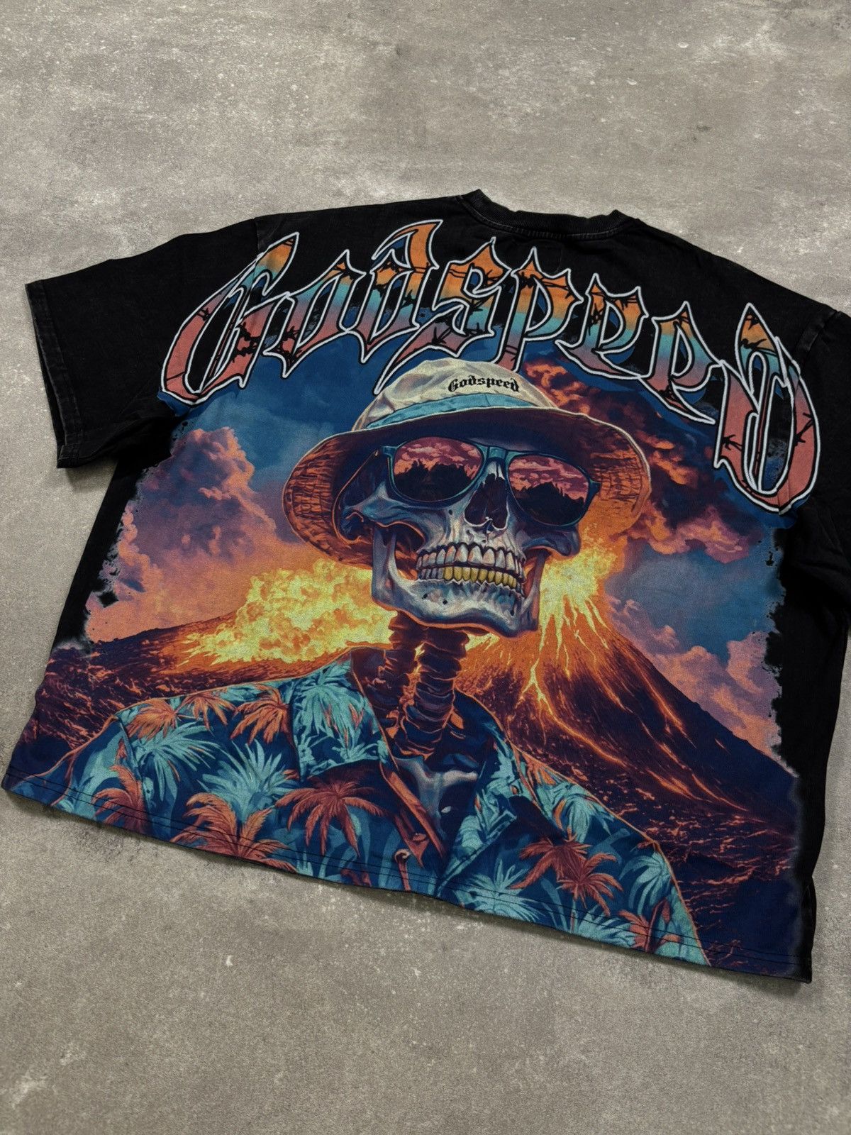 Godspeed Godspeed Natural Disaster Tee, Washed Black Size US S / EU 44-46 / 1 - 6 Thumbnail