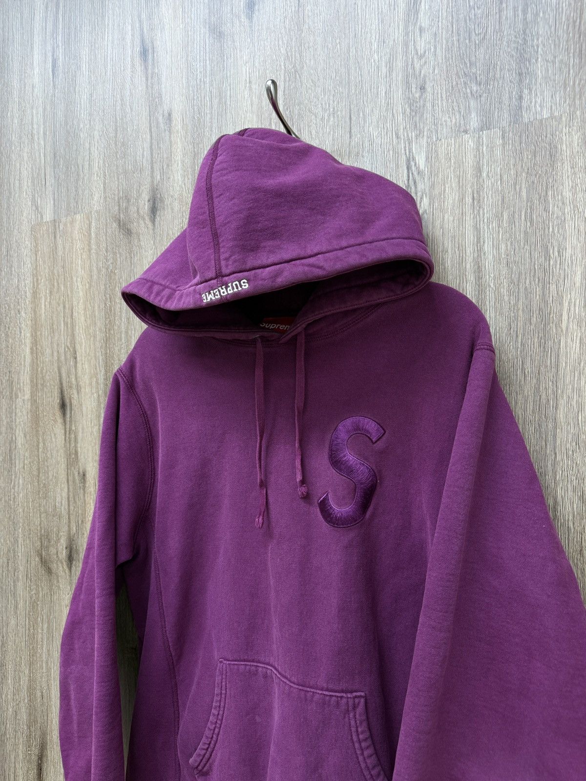 Supreme Supreme Purple S Logo Hoodie Size US M / EU 48-50 / 2 - 3 Thumbnail