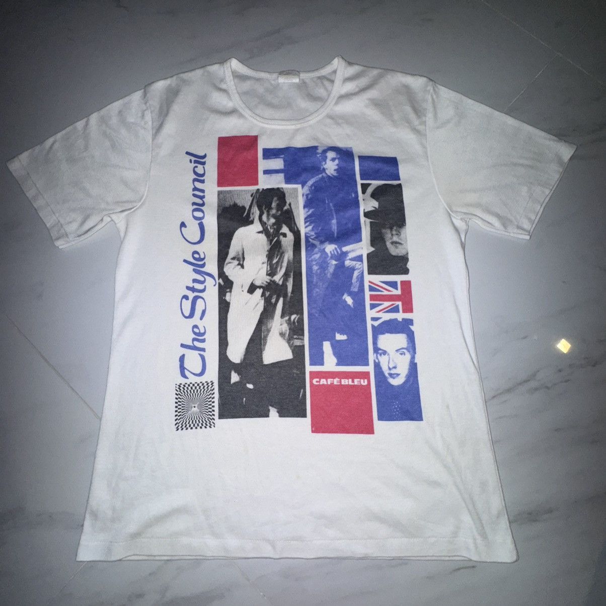 Band Tees × Vintage Rare Vintage 80s The Style Council - Cafe Bleu Paul Weller Size US S / EU 44-46 / 1 - 1 Thumbnail