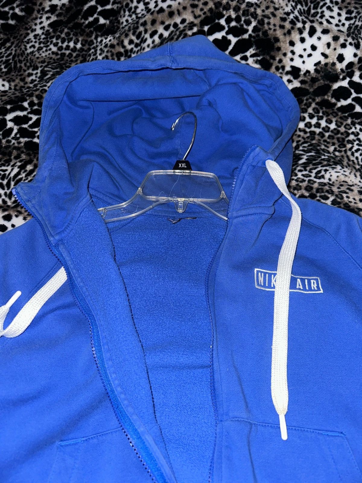 Nike Nike Air Royal Blue Zip Up Hoodie Size US M / EU 48-50 / 2 - 1 Thumbnail