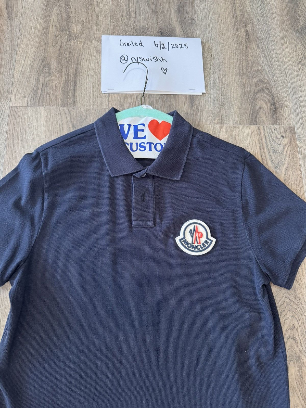 Moncler Moncler Polo Shirt Size US M / EU 48-50 / 2 - 2 Thumbnail