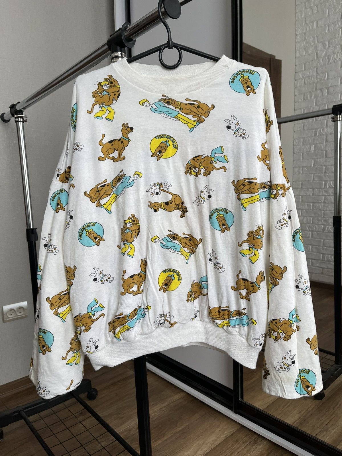 Vintage 1986 Scooby Doo Hanna Barbera Vintage Reversible Sweatshirt Size US M / EU 48-50 / 2 - 1 Thumbnail