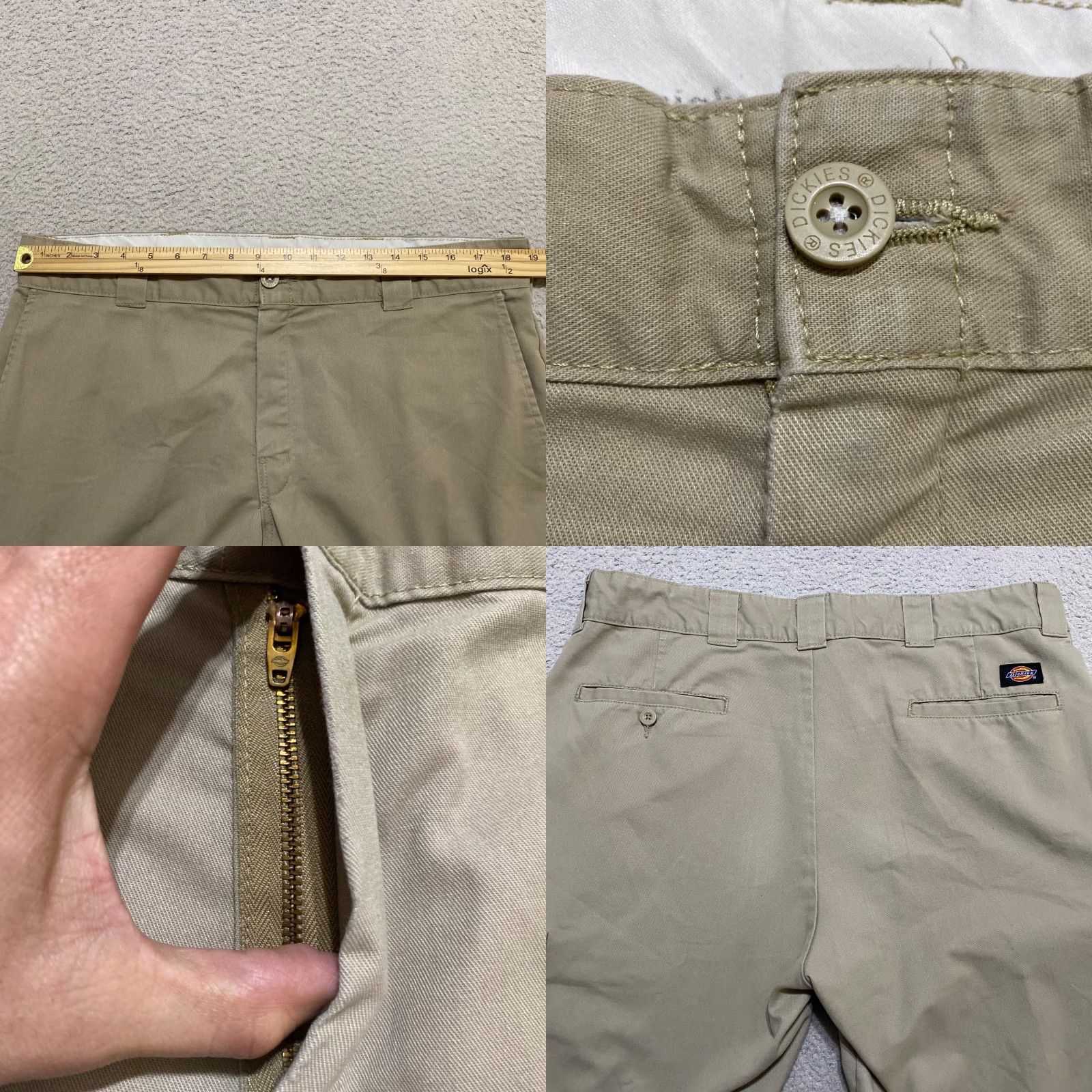 Dickies Dickies Mens Pants 38x30 Beige Cargo Straight Work Utility Flex Size US 38 / EU 54 - 8 Thumbnail