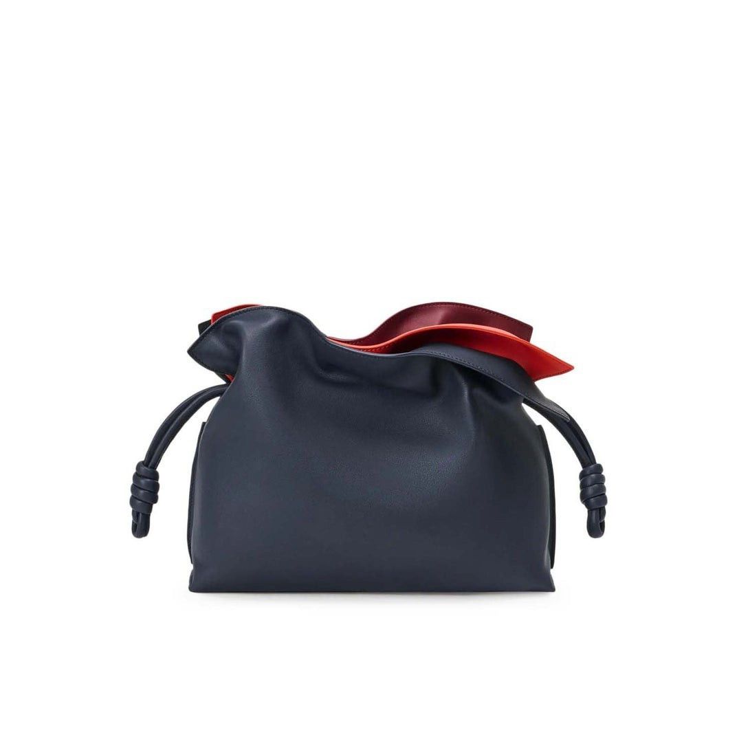 Loewe LOEWE Flamenco Medium Layered $3500 Deep Navy Clutch Bag New Size ONE SIZE - 3 Thumbnail