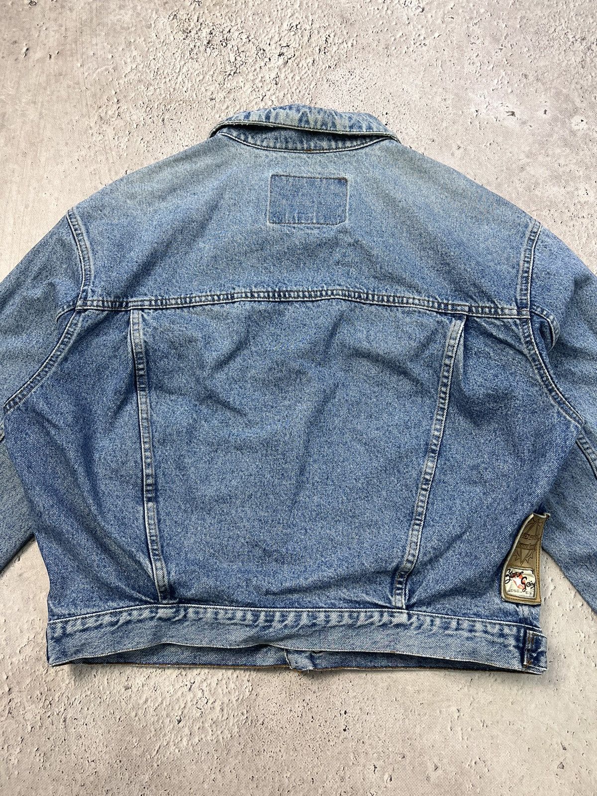 Diesel × Japanese Brand Diesel Distressed Denim Trucker boxy Jacket Size US M / EU 48-50 / 2 - 14 Thumbnail