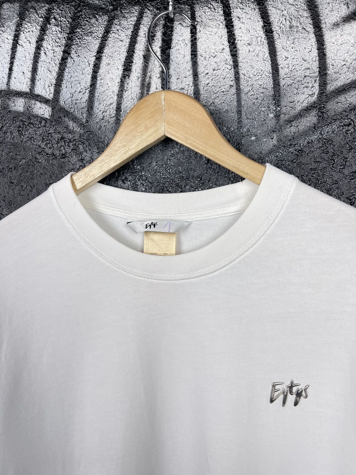 Eytys Eytys Smith Logo Basic White T-Shirt Men’s Size M Size US M / EU 48-50 / 2 - 5 Thumbnail