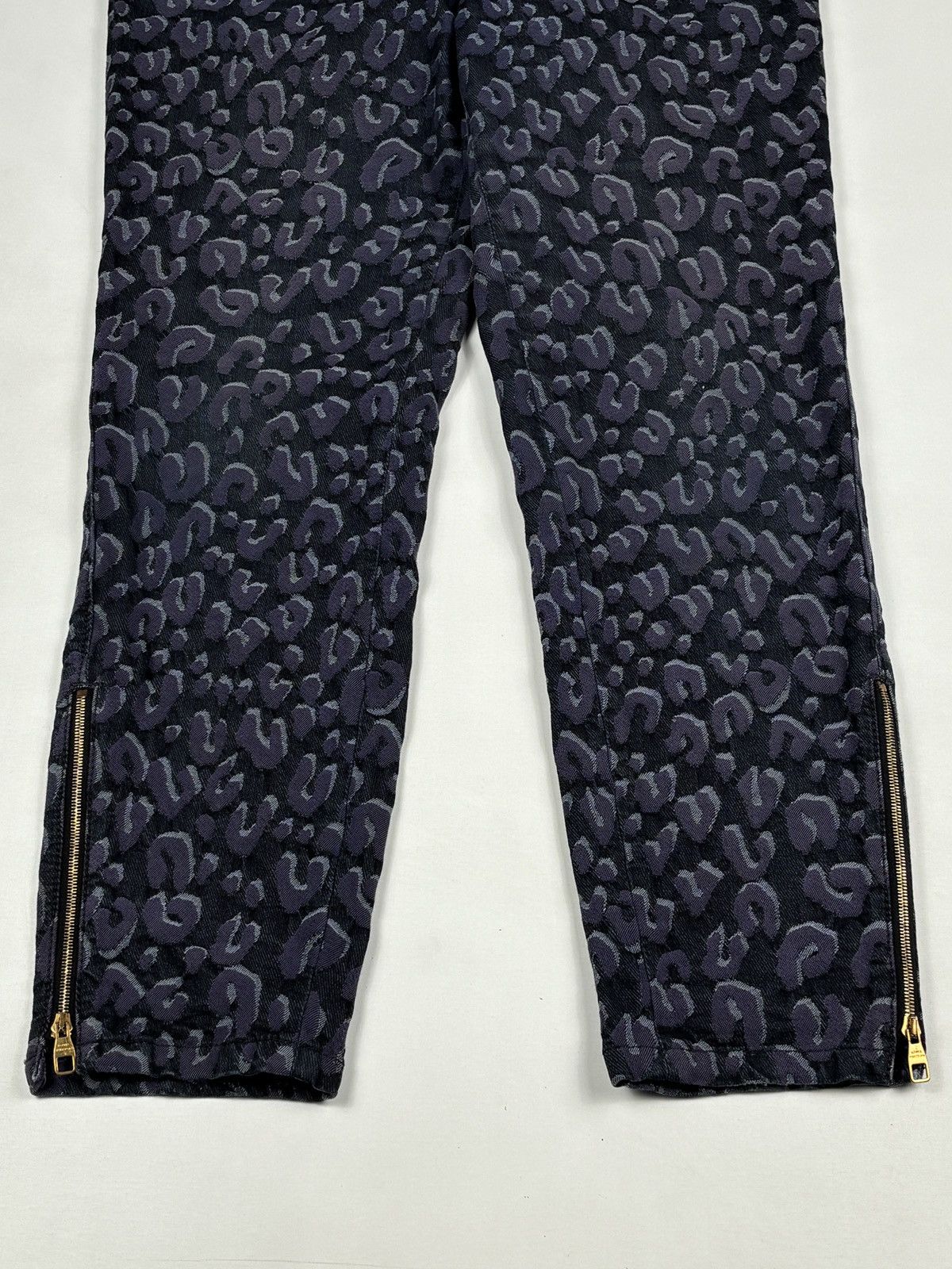 Louis Vuitton F/W 2012 Stephen Sprouse Leopard Ankle Zip Jeans Size 32" / US 10 / IT 46 - 4 Thumbnail