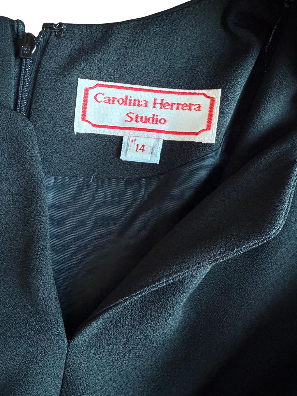 Carolina Herrera Vintage Deadstock Carolina Herrera Studio Dress, Size 14 Size XL / US 12-14 / IT 48-50 - 3 Thumbnail