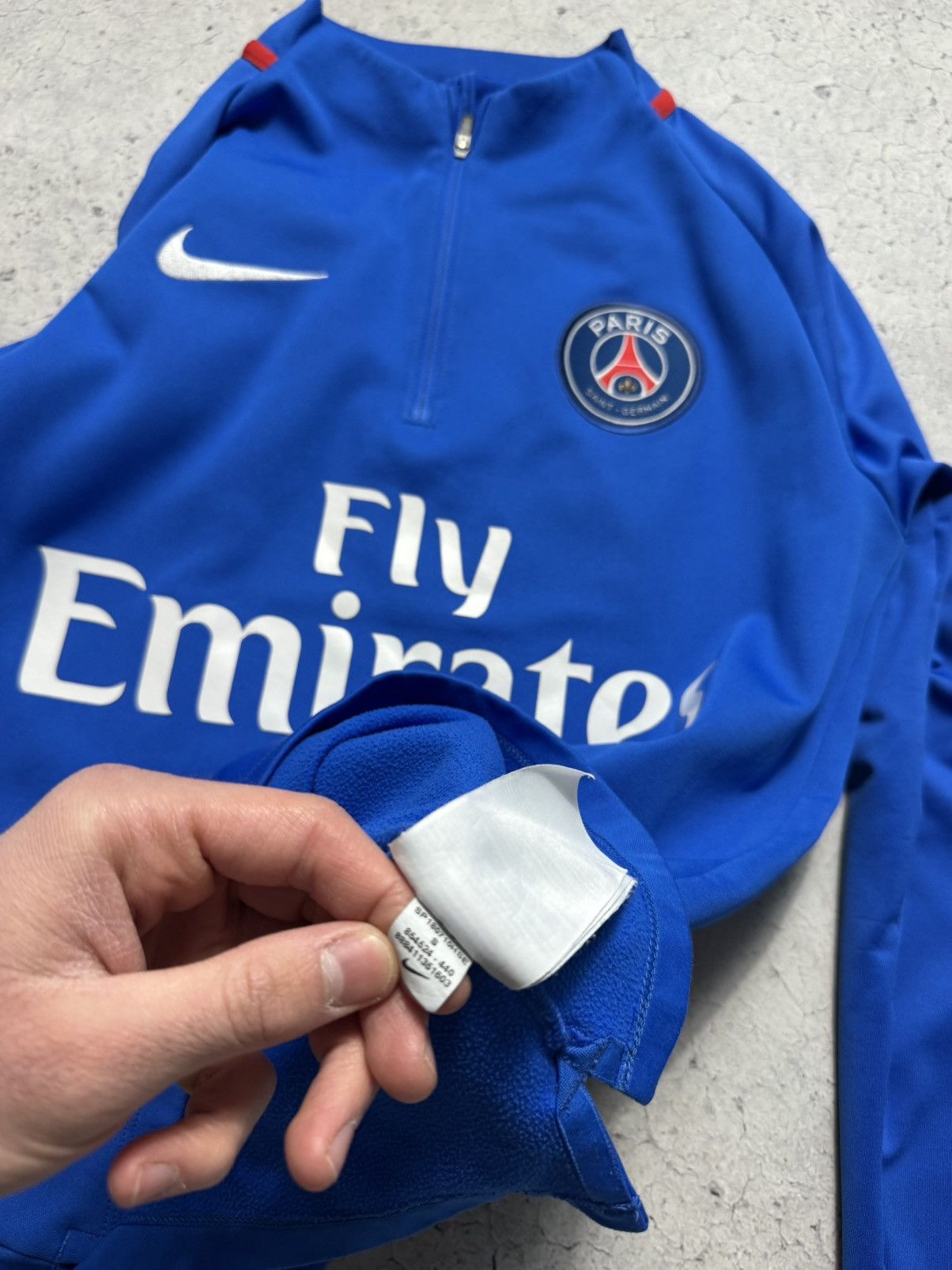 Nike Nike FC Paris Saint Germain 1/4 Zip Training Jacket PSG Size US S / EU 44-46 / 1 - 11 Thumbnail