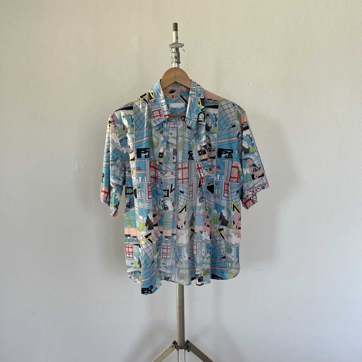 Prada Prada Cartoon Short-Sleeve Shirt Size US L / EU 52-54 / 3 - 4 Thumbnail