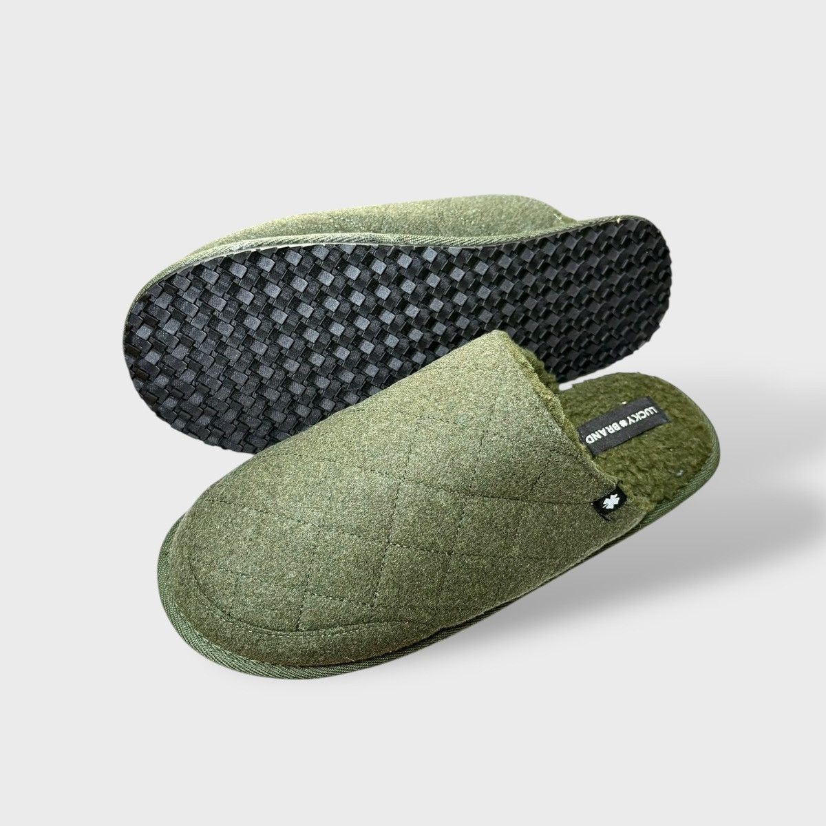 Lucky Brand Lucky Brand Green Slippers Mens 7-8, Women’s 8.5-9.5 Size US 8.5 / IT 38.5 - 3 Thumbnail
