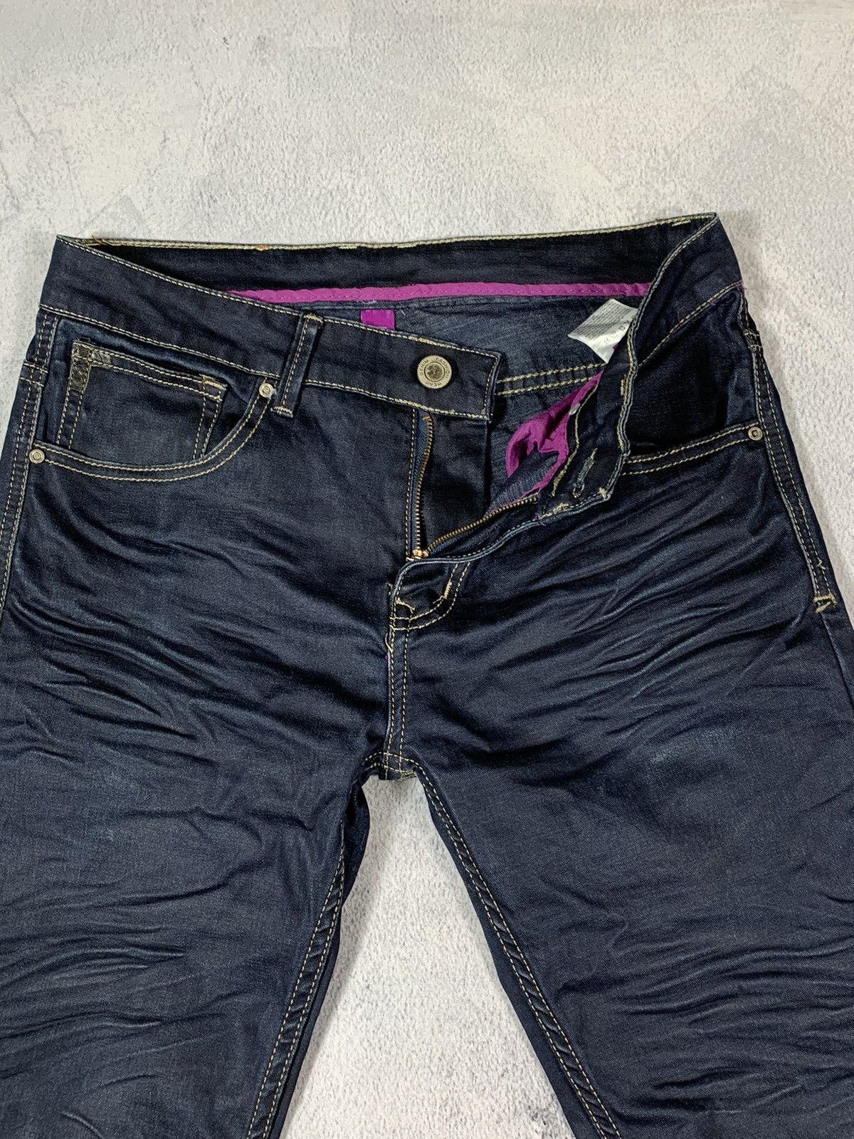 Japanese Brand × Vintage Vintage Y2KJapanese denim faded trousers streetwear 32 Size US 32 / EU 48 - 3 Thumbnail