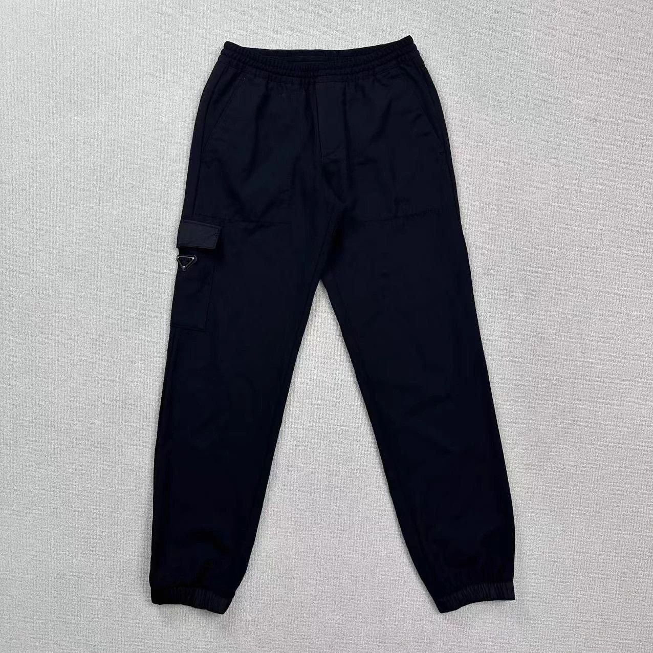 Prada Prada Wool Track Pants XS Near New Triangle Logo Size US 26 / EU 42 - 1 Thumbnail