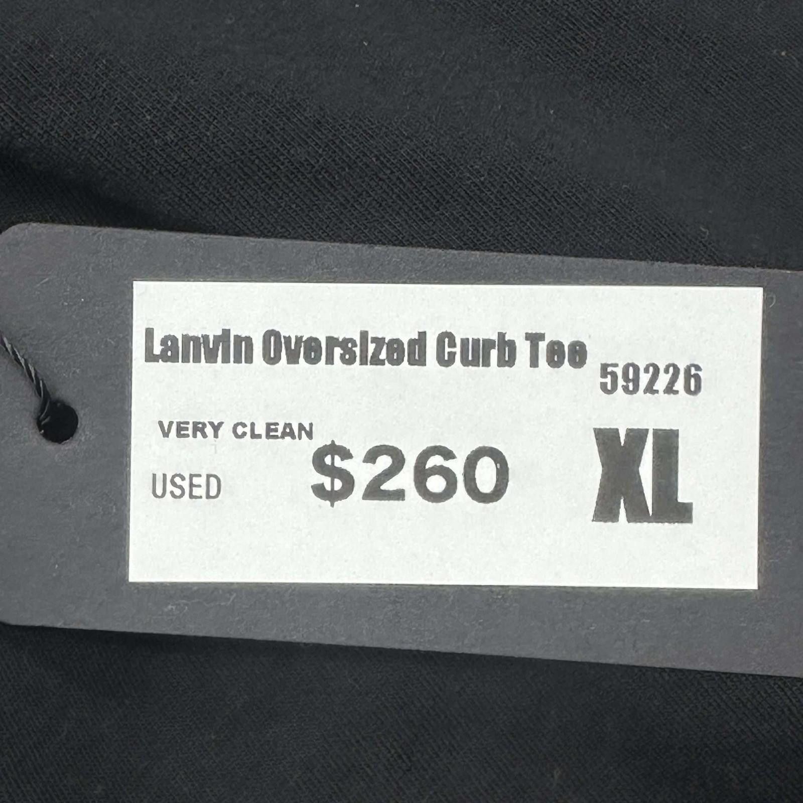 Lanvin Lanvin Oversized Curb Tee XL Used Size US XL / EU 56 / 4 - 5 Thumbnail