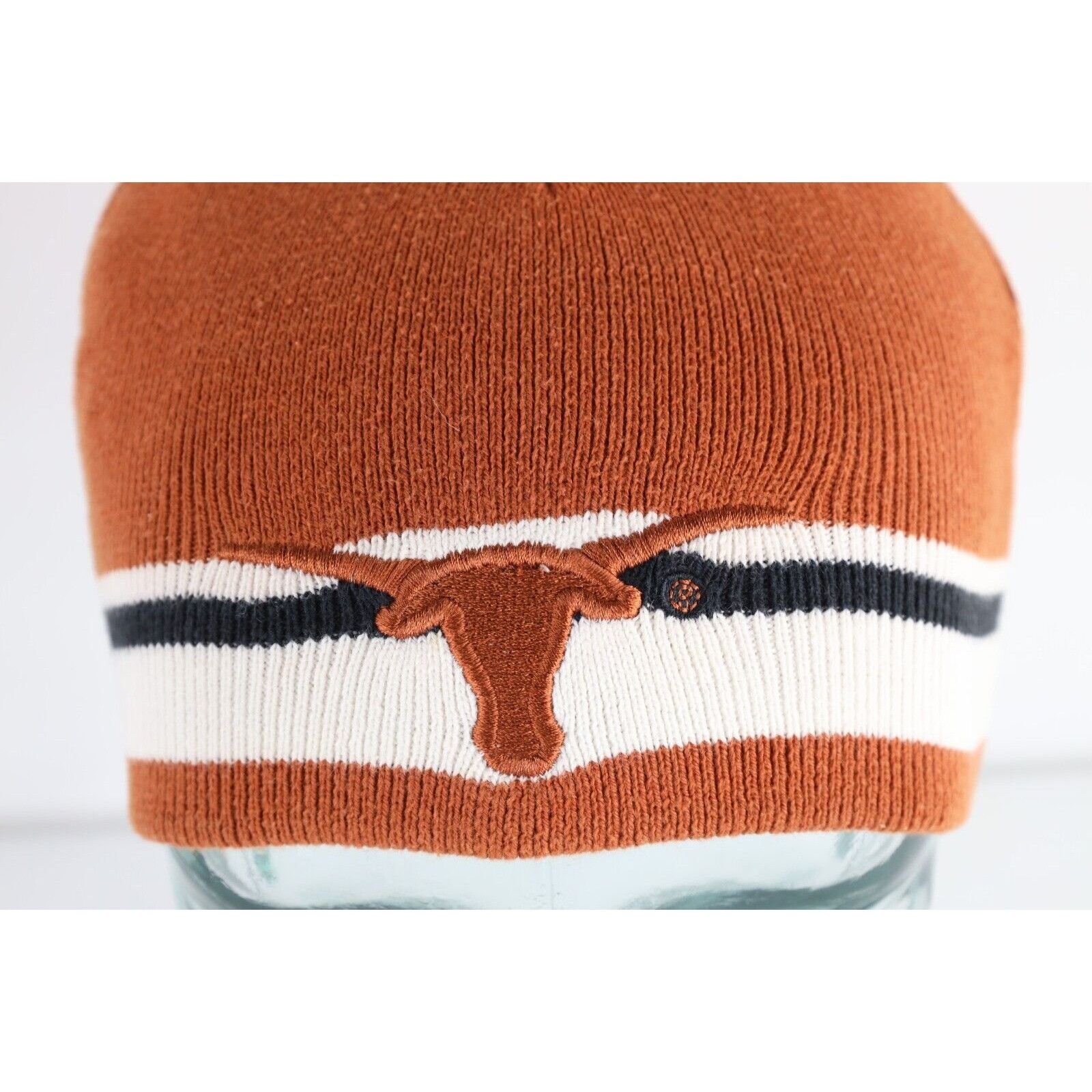 Vintage Vintage 90s Reversible University of Texas Ribbed Knit Hat Size ONE SIZE - 2 Thumbnail