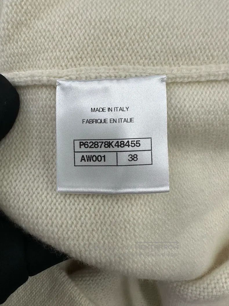 Chanel Chanel White chain cashmere sweater Size XS / US 0-2 / IT 36-38 - 6 Thumbnail