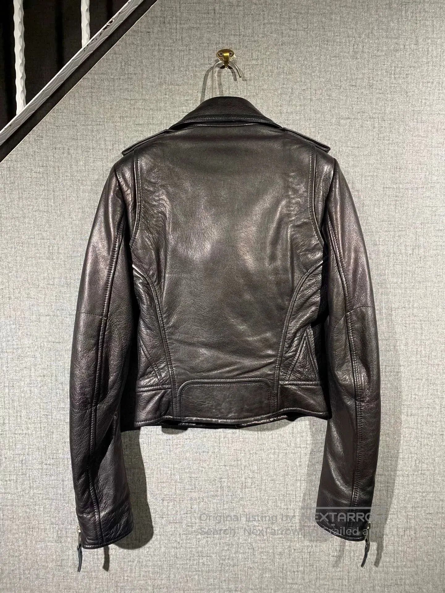 Balenciaga balenciaga women's leather jacket outerwear. Size S / US 4 / IT 40 - 2 Thumbnail