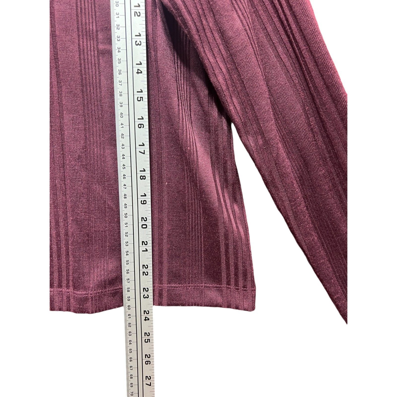 Other Knox Rose - Women's Long Sleeve Turtleneck Top - Plum - XXL Size XXL / US 16-18 / IT 52-54 - 7 Thumbnail