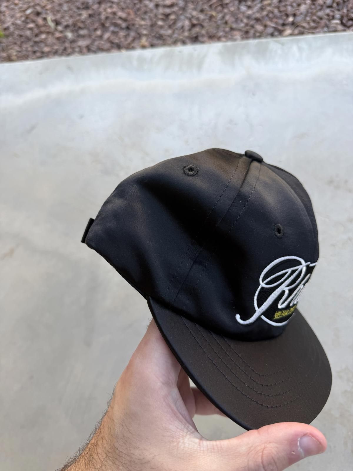 Rhude Rhude Off Road Sports Club Hat Black Curved Brim Cap New Size ONE SIZE - 4 Thumbnail