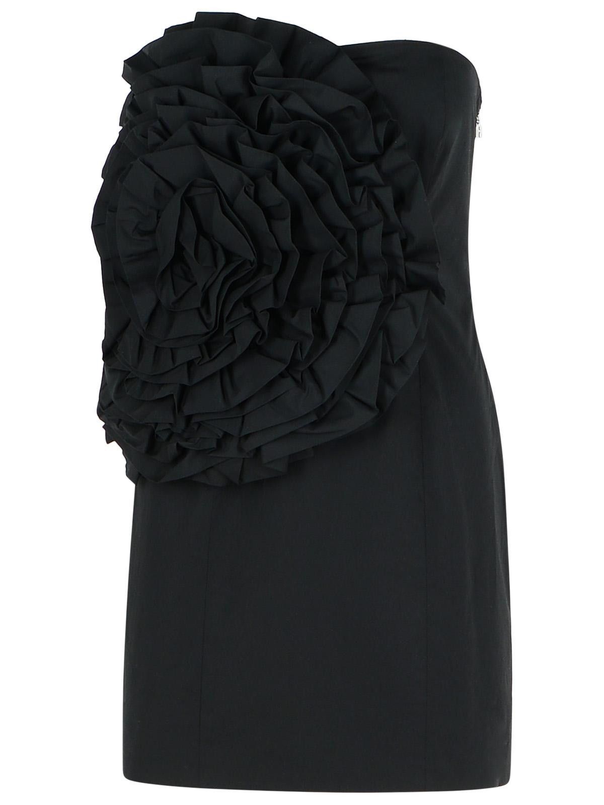 ROTATE Rotate 'Flower' Black Cotton Dress Size S / US 4 / IT 40 - 1 Thumbnail