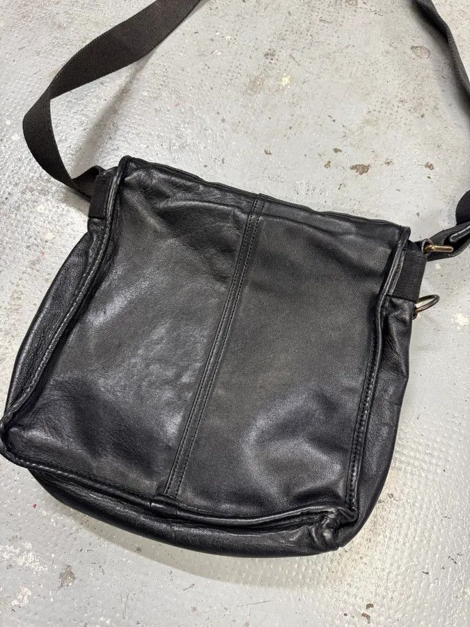 Dolce & Gabbana 2000s Dolce & Gabbana Black Leather Shoulder Bag Size ONE SIZE - 7 Thumbnail